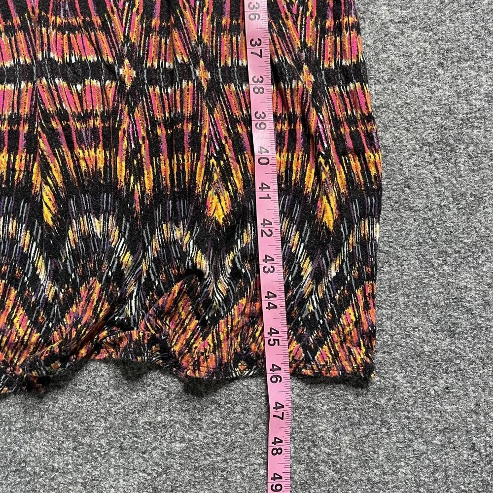Ella Moss Multicolored Tribal Flowy Boho Long Maxi Dress Sz XS Made in USA - Picture 7 of 7